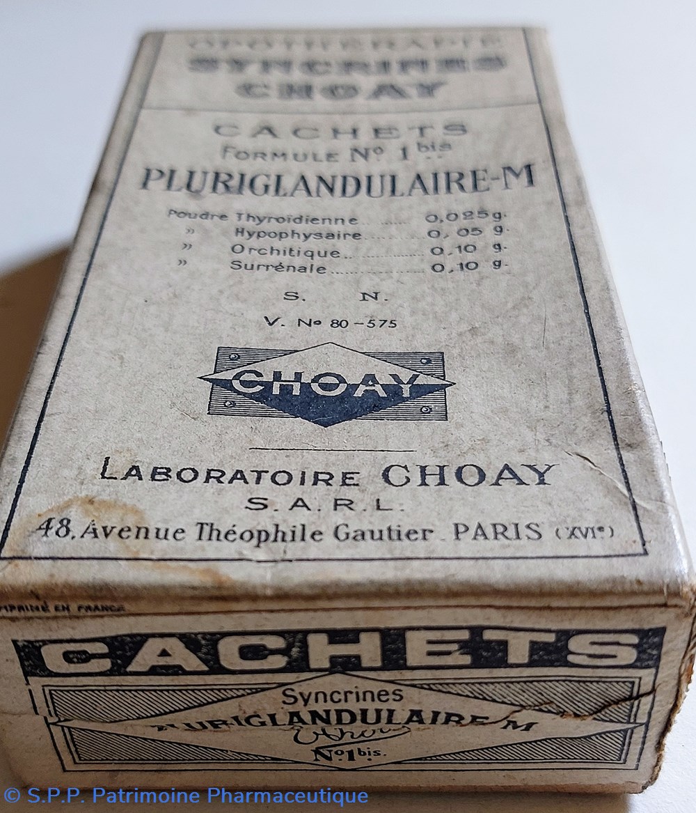 science pharmacie cachets pluriglandulaires m choay