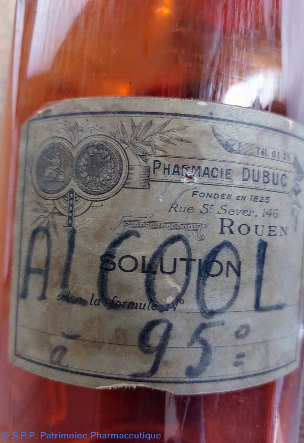 ALCOOL à 95 c. 4 science pharmacie alcool a 95 c