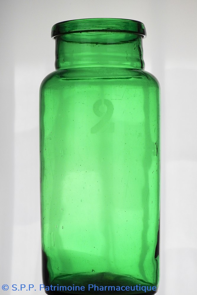 Flacon en verre de teinte verte science pharmacie flacon en verre de teinte verte