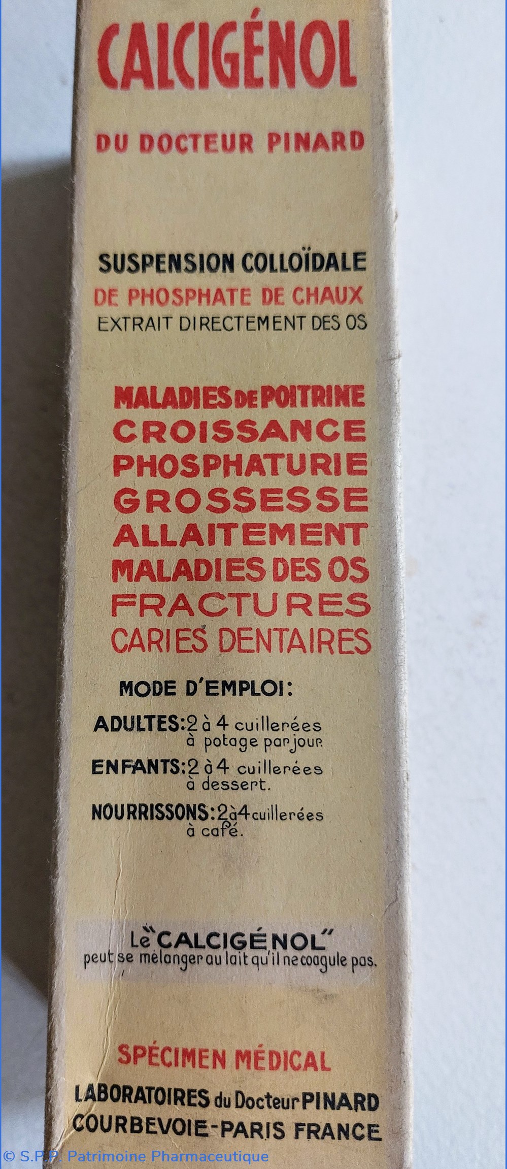 science pharmacie calcigenol du dr pinard