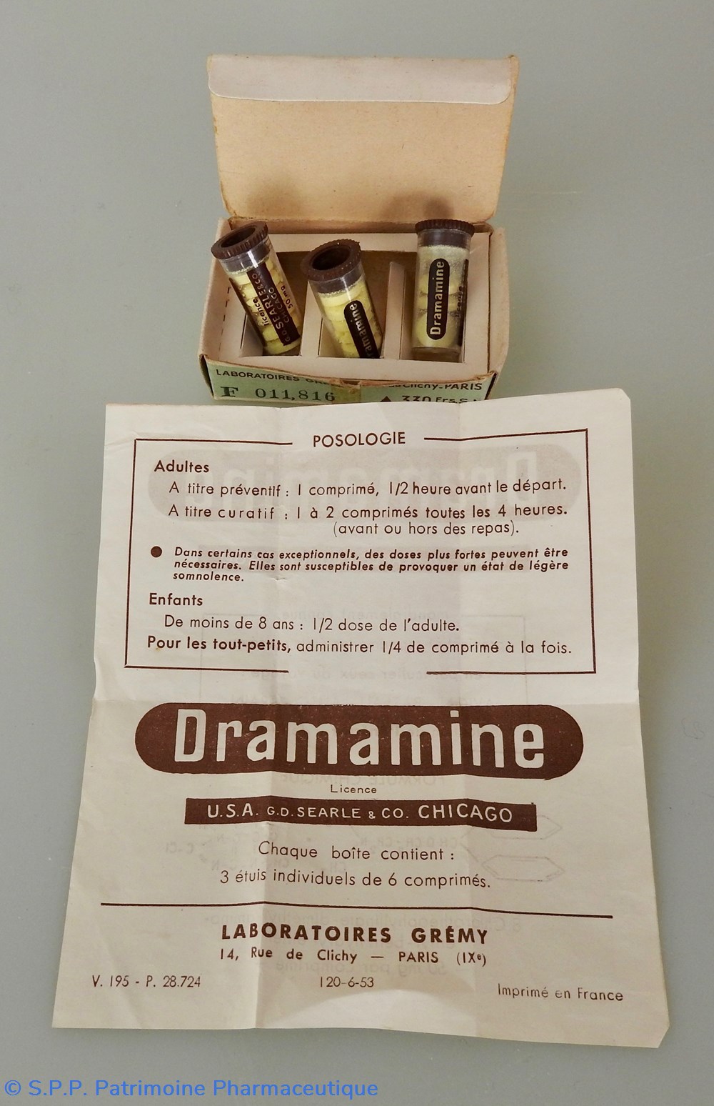 science pharmacie dramamine