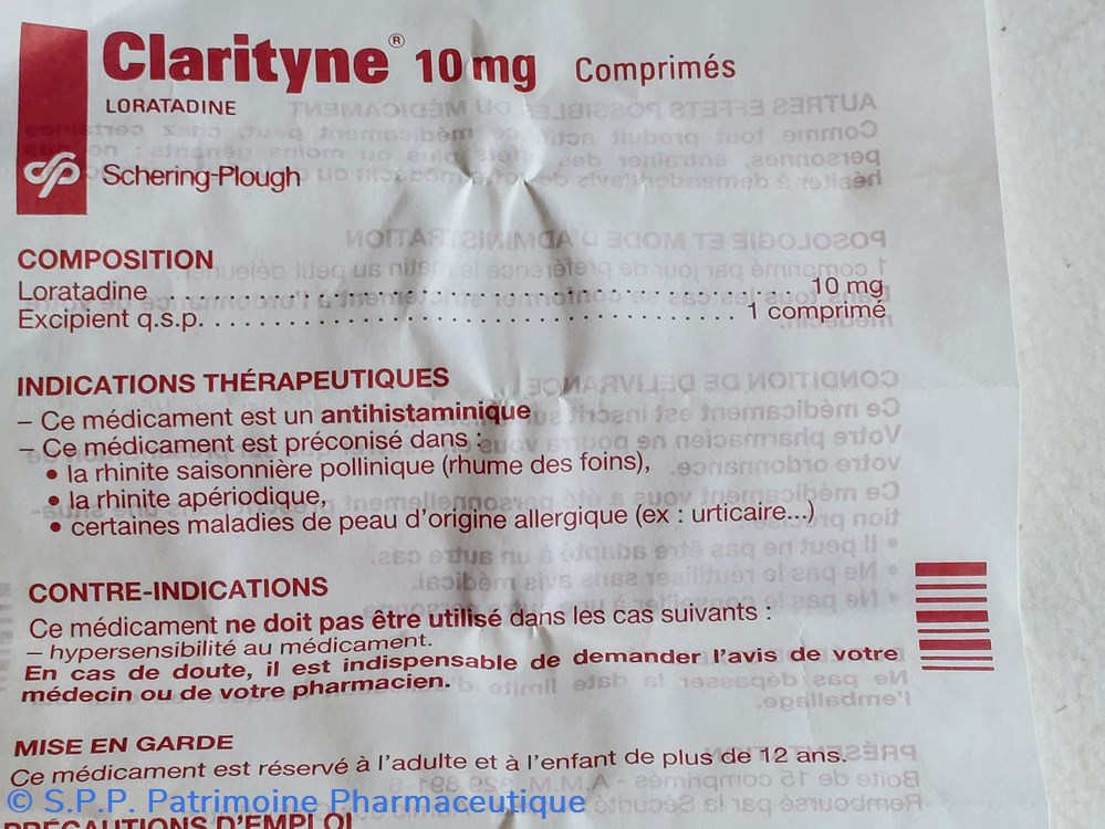 science clarityne 15 comprimes 10 mg