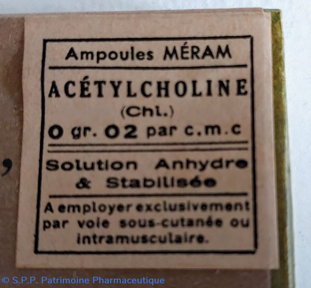 science ampoules meram acetylcholine