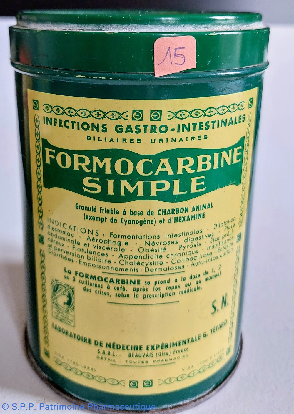 FORMOCARBINE SIMPLE ( granulés) science formocarbine simple granules