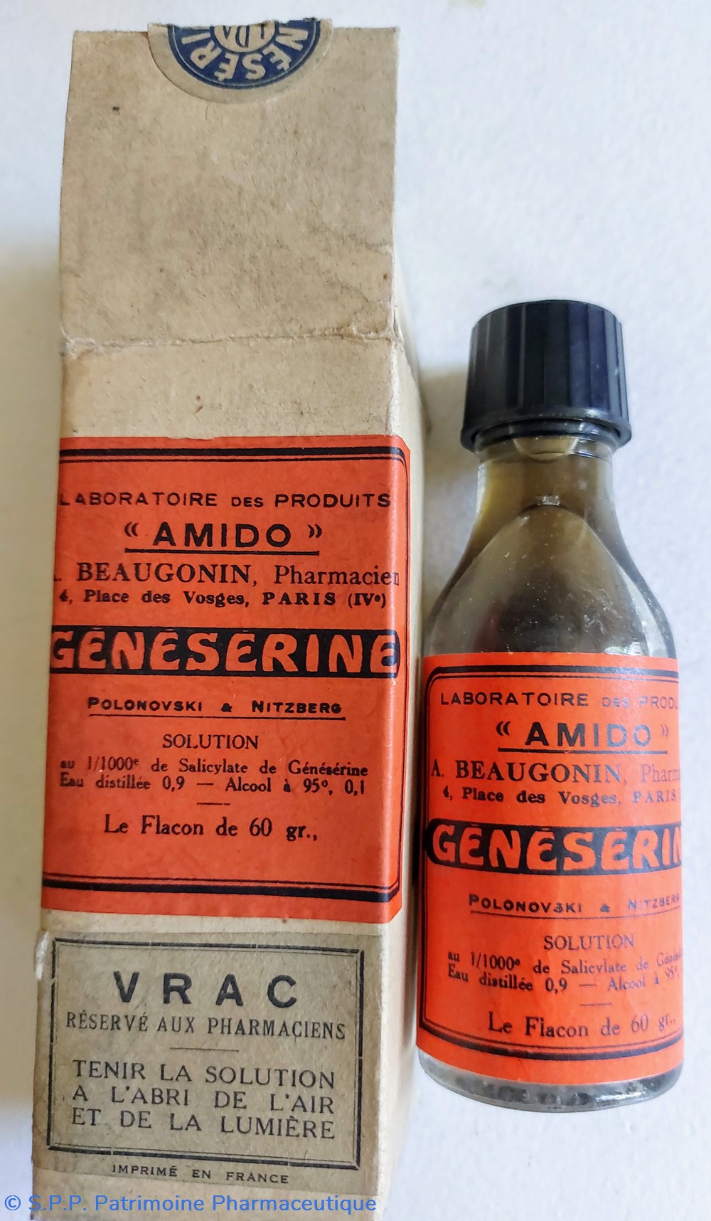 science pharmacie geneserine flacon de 60 gr