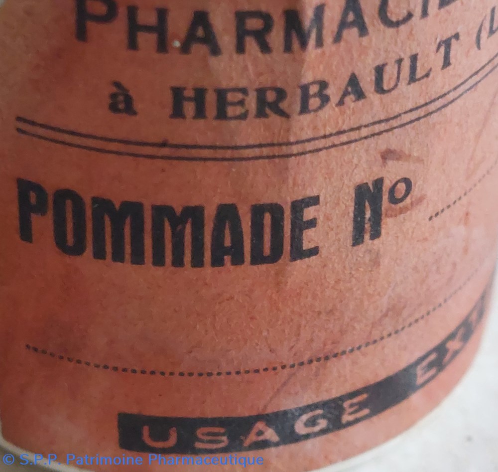 Petit pot à onguent en grès / POMMADE ? 2 science pharmacie petit pot a onguent en gres pommade