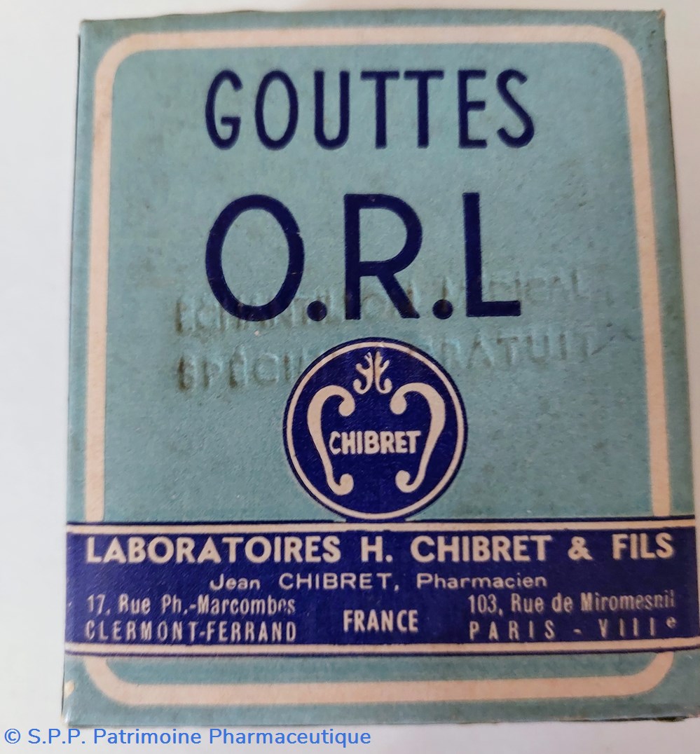 Gouttes ORL CHIBRET PROPIONATE de Sodium science pharmacie gouttes orl chibret propionate de sodium