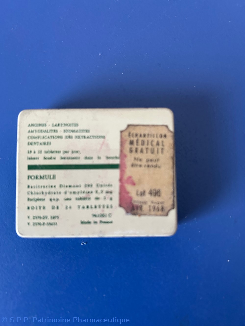 BACITRACINE Tablettes 2 science pharmacie bacitracine tablettes