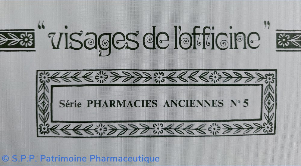 Pharmacie du XV siècle / Lab ROUSSEL n5 3 science pharmacie du xv siecle lab roussel n5