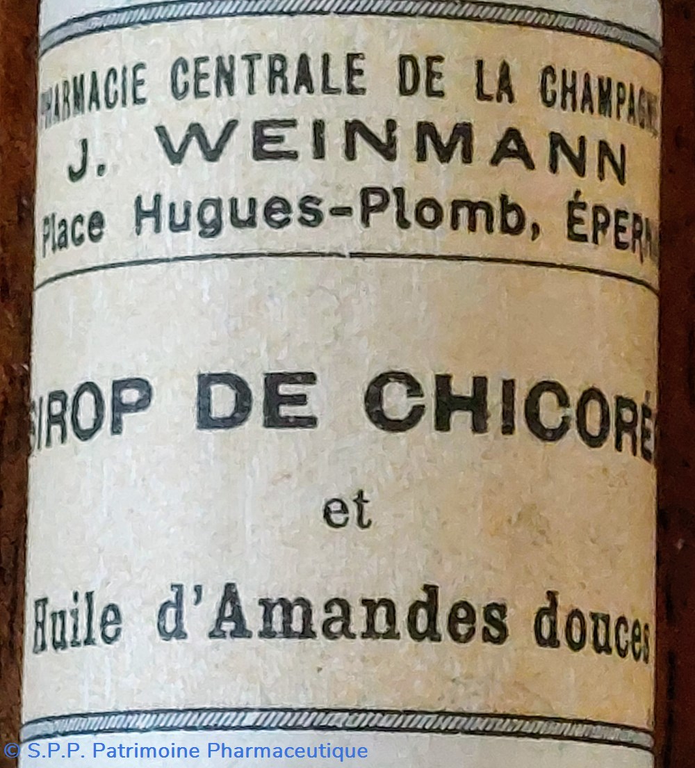 SIROP DE CHICORÉE et huile d'amandes / Flacon 3 science pharmacie sirop de chicoree et huile amandes flacon