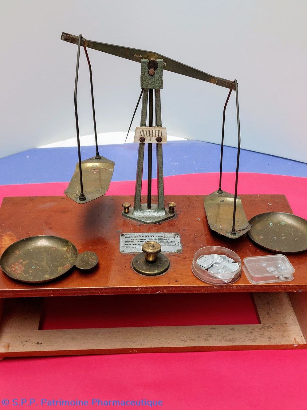 TREBUCHET Balance de précision TESTUT 5 science pharmacie trebuchet balance de precision testut