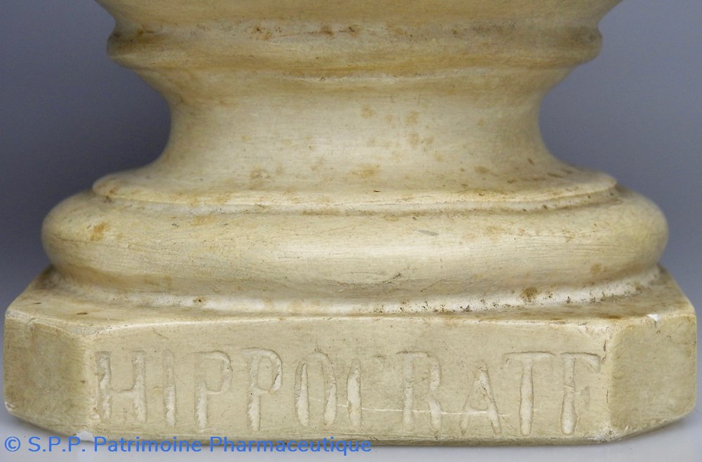 Buste d'Hippocrate 5 science pharmacie buste hippocrate