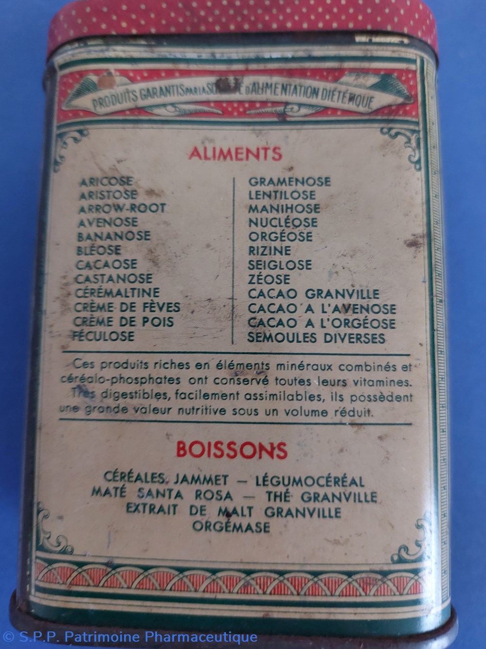 science pharmacie aristose farines maltees jammet