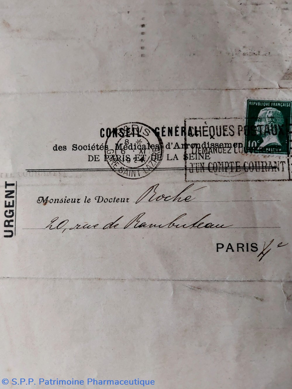 Convocation Conseil Général des Sies Médicales 5 nov, 1924 3 documents anciens convocation conseil general des sies medicales 5 nov 1924