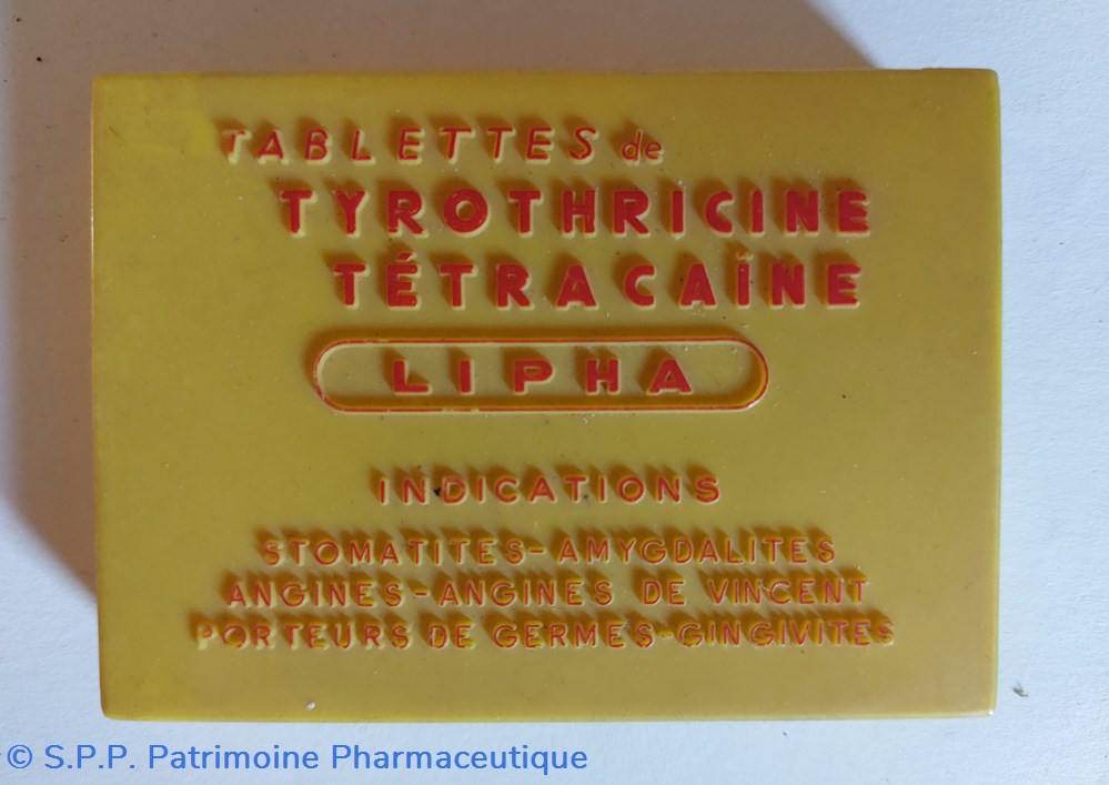 TYROTHRICINE TÉTRACAÏNE Tablettes science pharmacie tyrothricine tetracaine tablettes