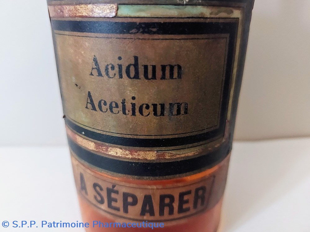 Flacon 18 cm Acidum Aceticum Glac : 2 science pharmacie flacon 18 cm acidum aceticum glac