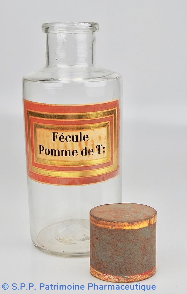 Flacon en verre Herboristerie moyen modèle Pharmacie RAVASSE 3 science flacon en verre herboristerie moyen modele pharmacie ravasse