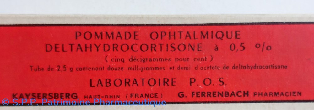 science pharmacie deltahydrocortisone pommade ophtalmologique