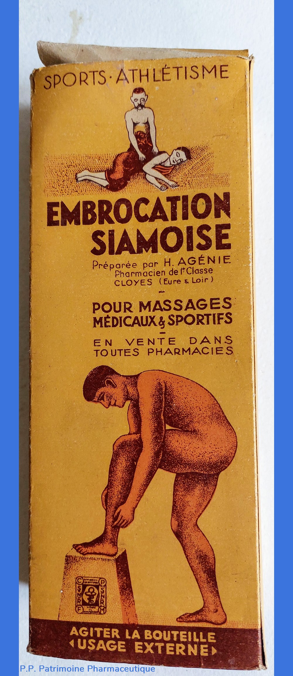 EMBROCATION SIAMOISE ( pour massages) 3 science embrocation siamoise pour massages