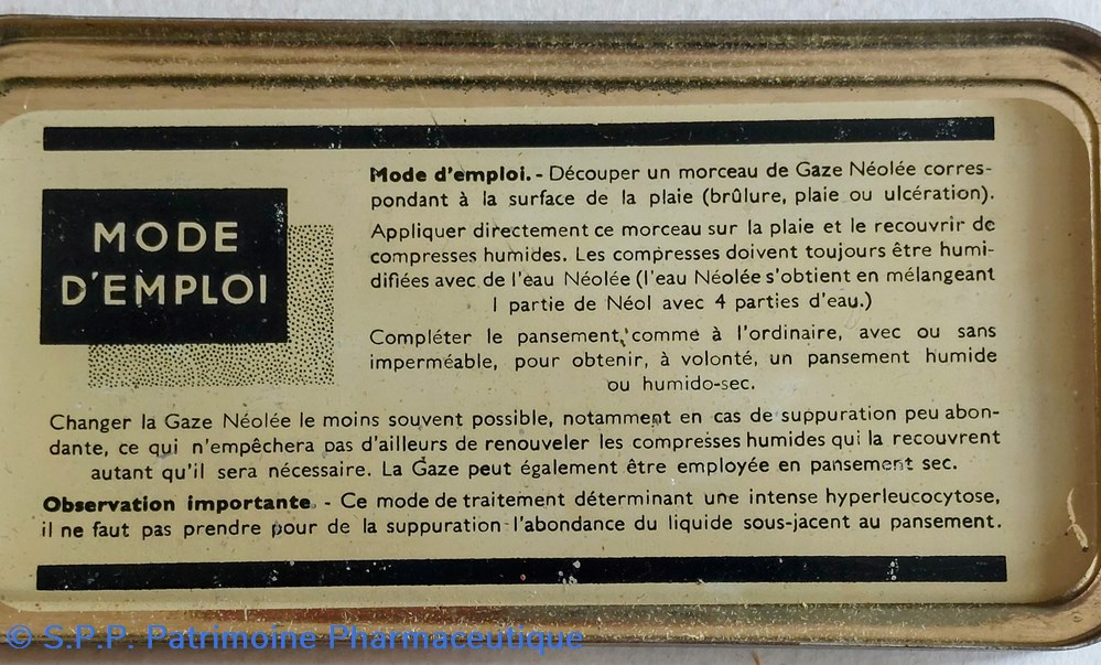 GAZE NEOLEE BOTTU 4 science pharmacie gaze neolee bottu