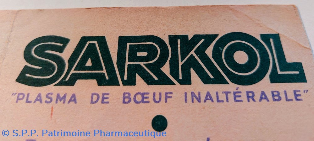 SARKOL "Plasma de bœuf Inaltérable " 4 science pharmacie sarkol plasma de b uf inalterable