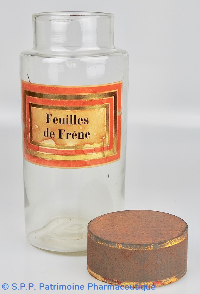 Flacon en verre Herboristerie très grand modèle Pharmacie RAVASSE 3 science flacon en verre herboristerie tres grand modele pharmacie ravasse