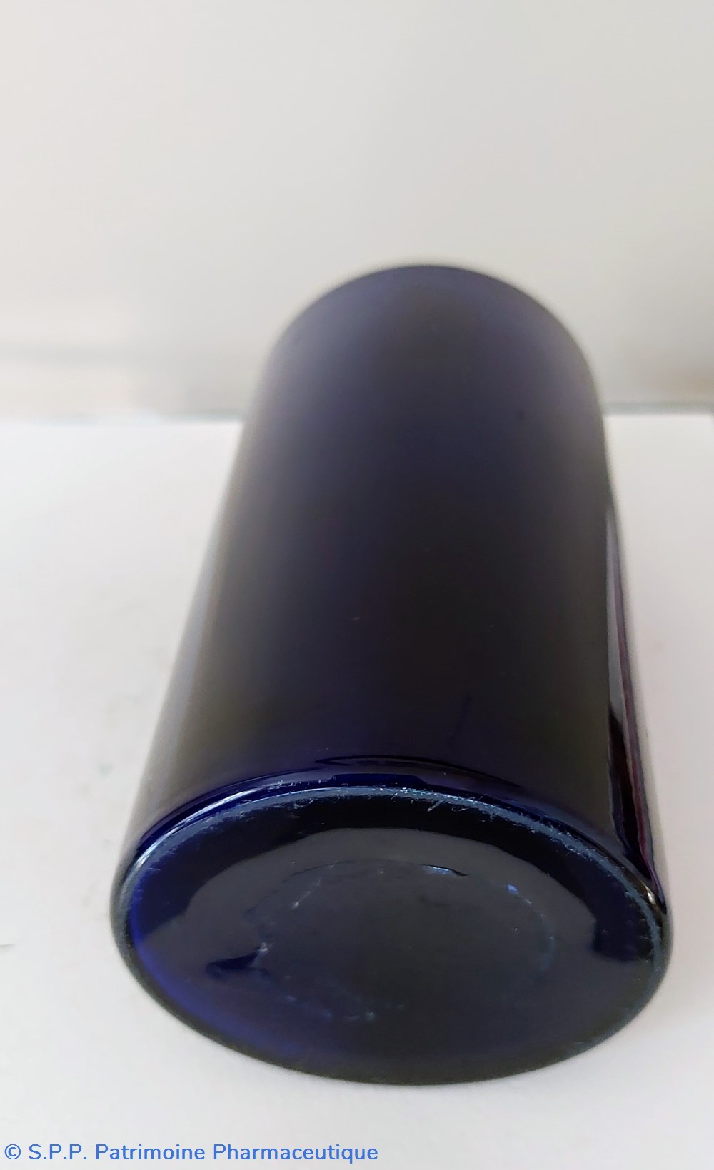 Bleu/ Flacon cylindrique de Pharmacie H. 25 cm 3 science bleu flacon cylindrique de pharmacie h 25 cm
