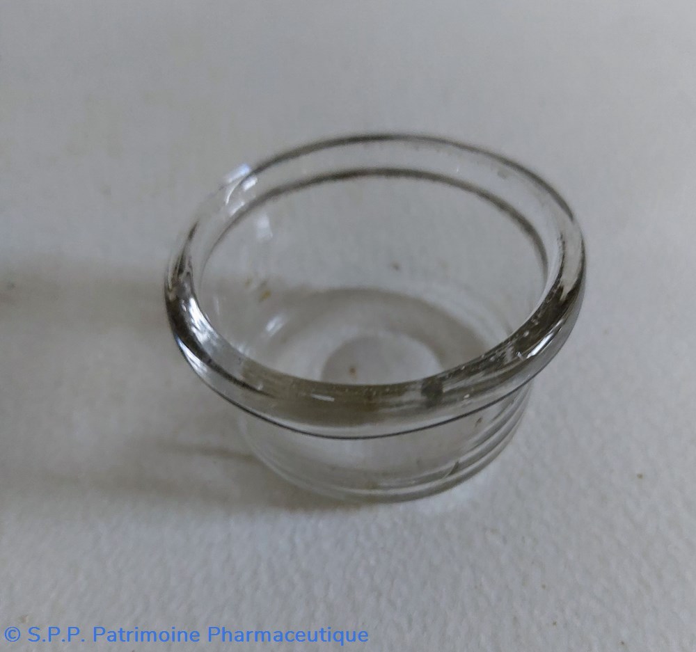science coupelle de pharmacie en verre hauteur 2 5 cm