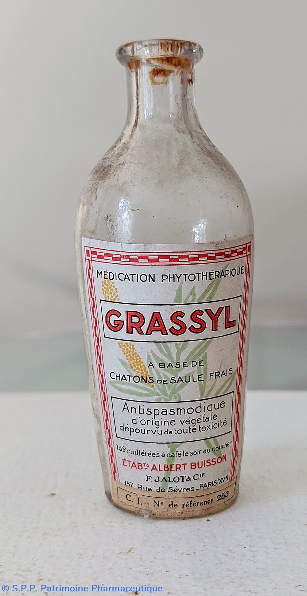 GRASSYL Antispasmodique Ets Buisson science pharmacie grassyl antispasmodique ets buisson