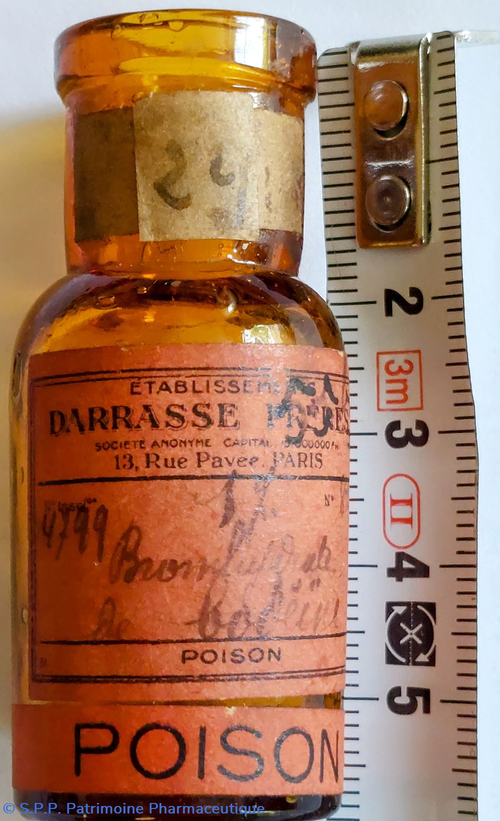 Bromhydrate de Codéine - Petit flacon science pharmacie bromhydrate de codeine petit flacon