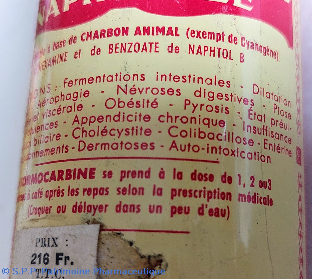 FORMOCARBINE NAPHTOLÉE ( Granulés) 5 science formocarbine naphtolee granules