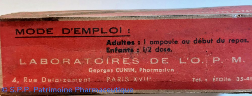 AMPOULES "REPAS" D'HÉMOCÉANE 2 science pharmacie ampoules repas hemoceane