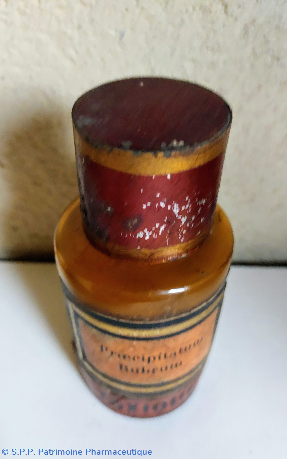 science pharmacie flacon verre ambre 11 5 proecipitatum rubrum