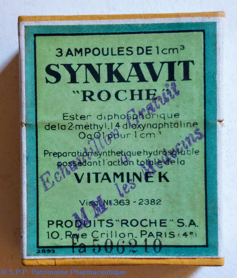 science pharmacie synkavit 3 ampoules 1 cm3 vitamine k