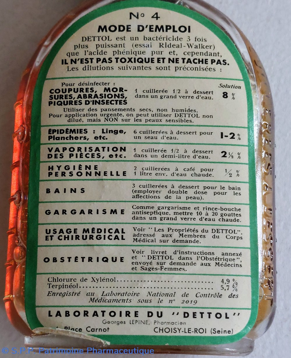 science pharmacie dettol bactericide a diluer