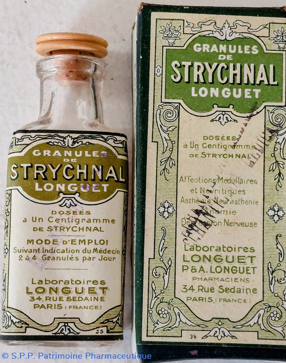STRYCHNAL /Granulés Longuet science pharmacie strychnal granules longuet
