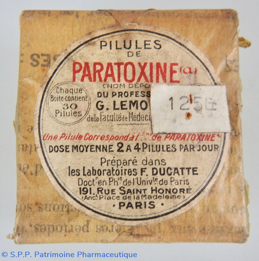science pharmacie paratoxine pilules