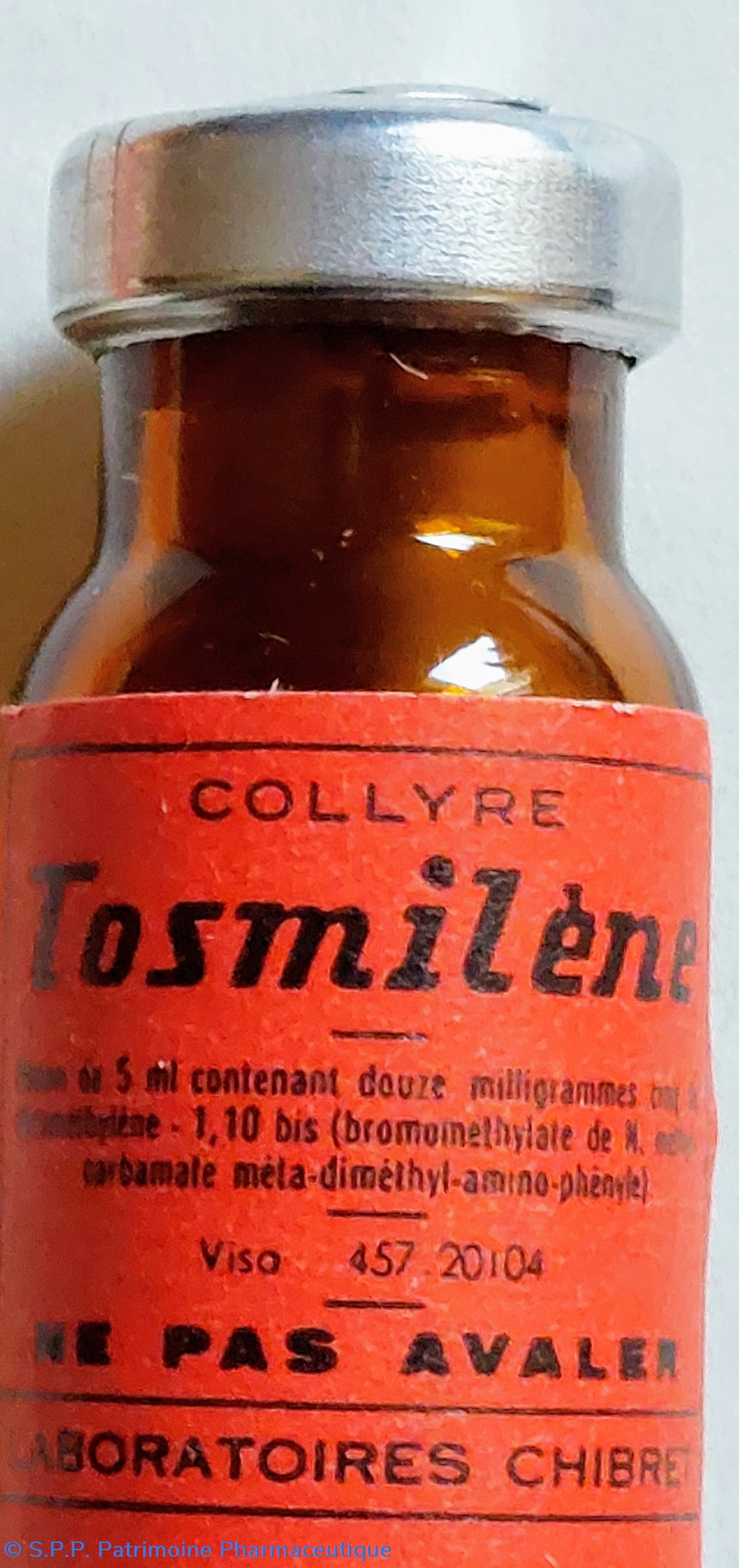 COLLYRE TOSMILÉNE CHIBRET 6 science pharmacie collyre tosmilene chibret