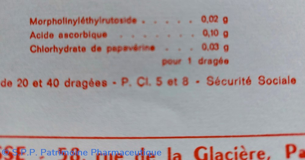 SOLURUTINE - PAPAVÉRINE Lab. Dausse 4 science pharmacie solurutine papaverine lab dausse