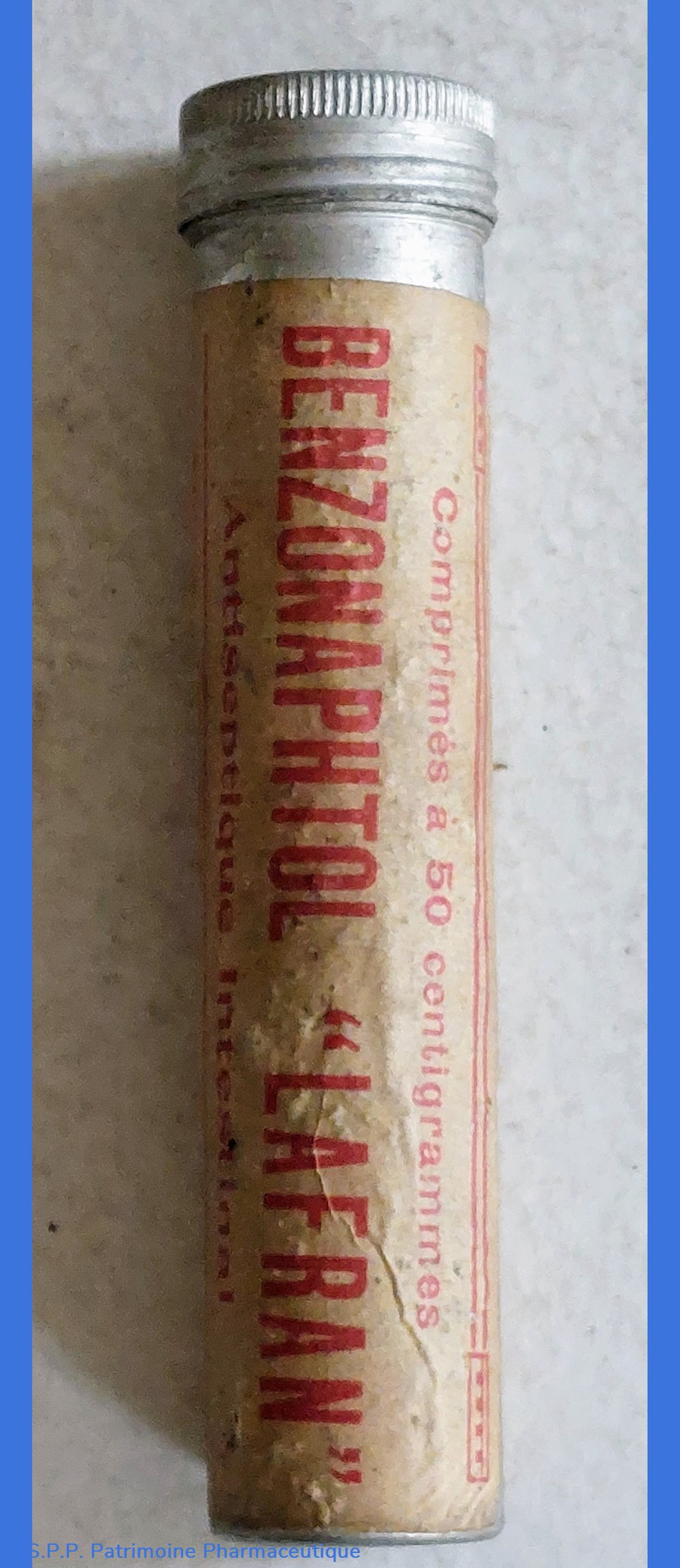 science pharmacie benzonaphtol lafran comprimes