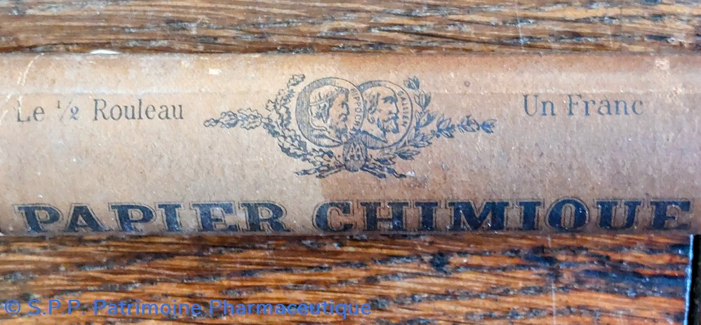 science pharmacie papier chimique tube carton