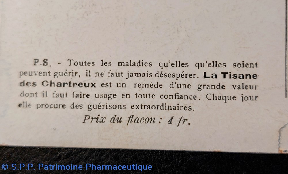 objets publicitaires tisanes des chartreux cartes postales pompiers