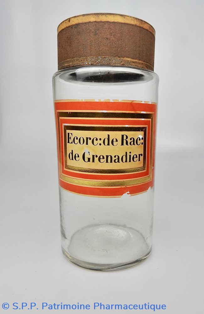 Flacon en verre Herboristerie grand modèle Pharmacie RAVASSE science flacon en verre herboristerie grand modele pharmacie ravasse