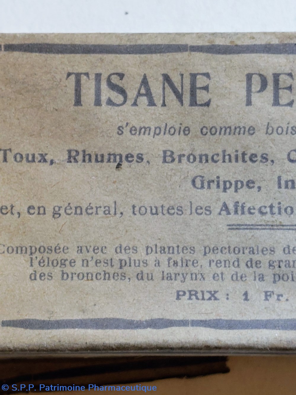 TISANE PECTORALE Lab. L. RIBOUD 3 science pharmacie tisane pectorale lab l riboud