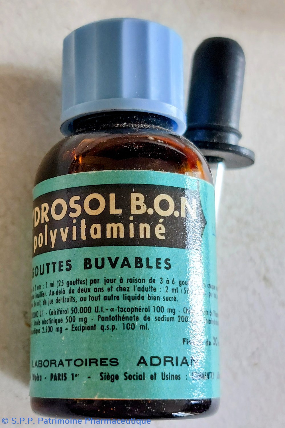 HYDROSOL B. O. N. Polyvitaminé ADRIAN 6 science pharmacie hydrosol b o n polyvitamine adrian