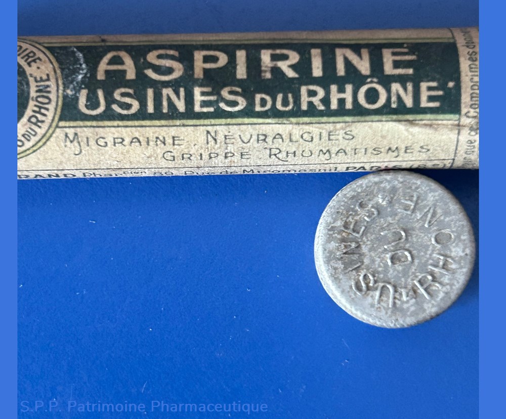ASPIRINE Usines du Rhône 3 science pharmacie aspirine usines du rhone