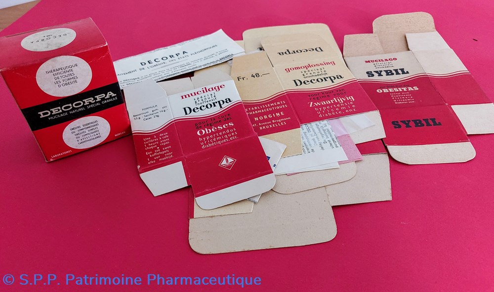 DECORPA / SYBIL Conditionnements NORGINE science pharmacie decorpa sybil conditionnements norgine