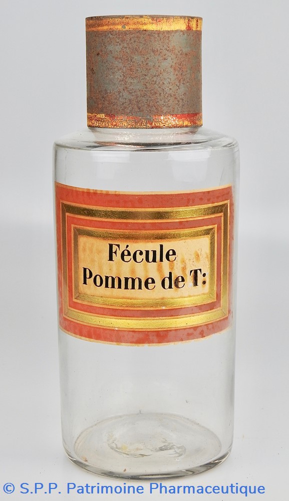 Flacon en verre Herboristerie moyen modèle Pharmacie RAVASSE science flacon en verre herboristerie moyen modele pharmacie ravasse