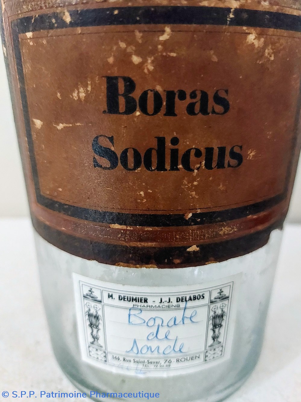 BORAS SODICUS / Borate de Soude 21 cm 2 science pharmacie boras sodicus borate de soude 21 cm