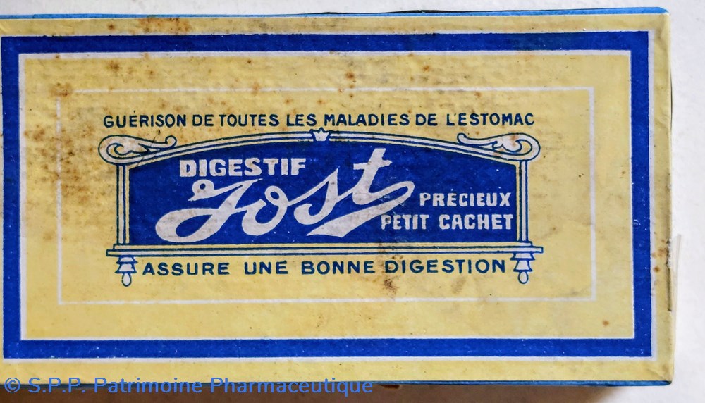 DIGESTIF JOST grand modèle 24 Cachets science pharmacie digestif jost grand modele 24 cachets